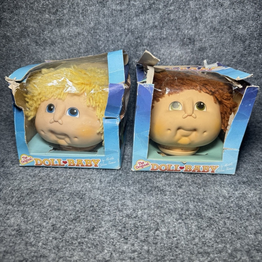 The Original‎ Doll Baby 1984 Martha Nelson Thomas Vintage  Lot of 2 in Boxes
